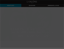 Tablet Screenshot of lancome.dk