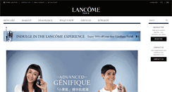 Desktop Screenshot of lancome.com.sg