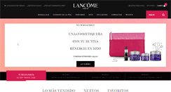 Desktop Screenshot of lancome.com.mx